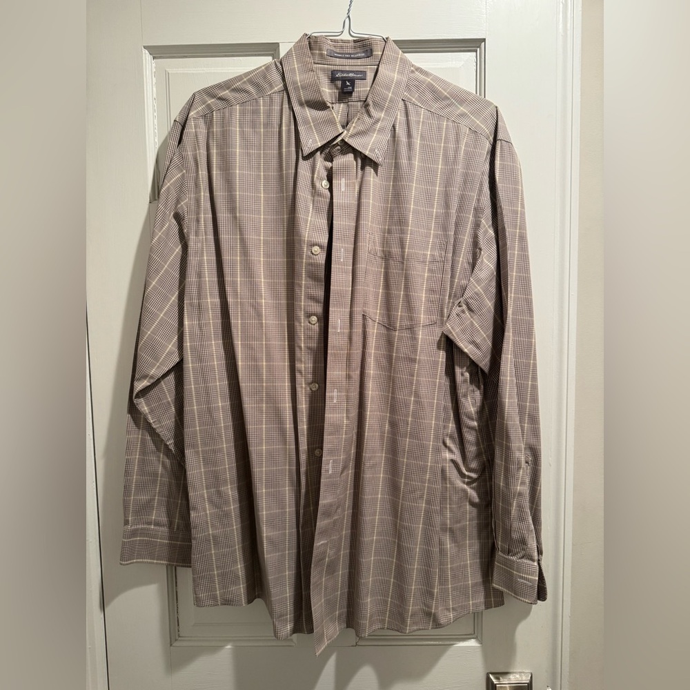 Eddie Bauer Men's Plaid Casual Shirt